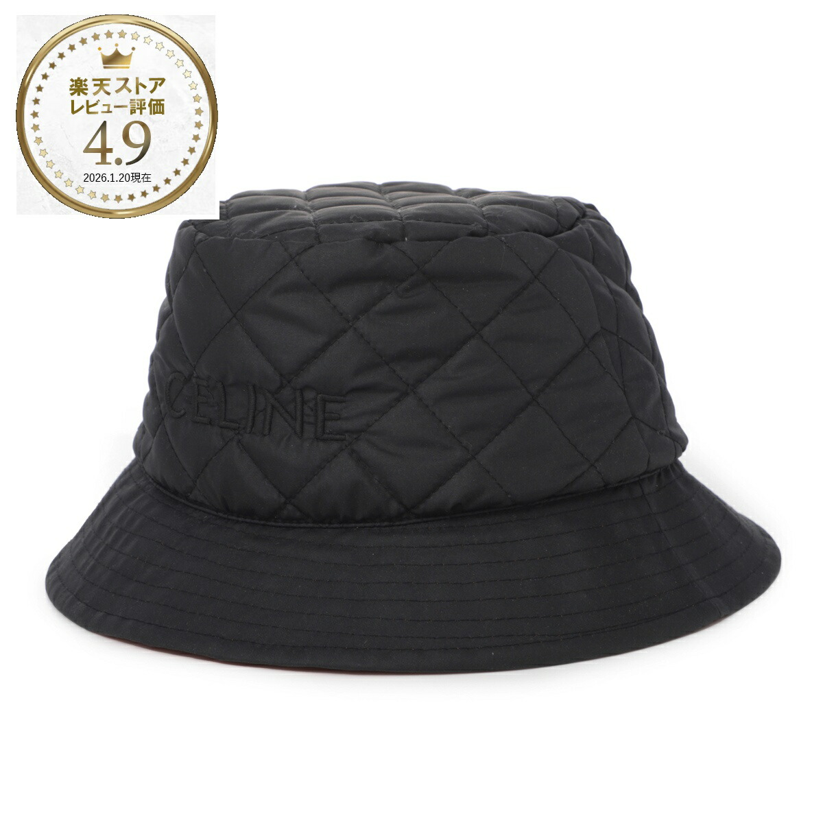 楽天市場】CELINE セリーヌ Triomphe Bucket Hat トリオンフ バケット