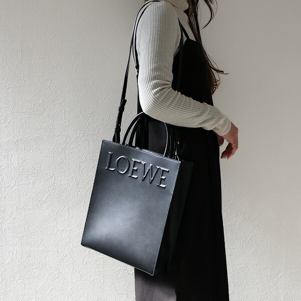 楽天市場】LOEWE ロエベ STANDARD A4 TOTE BAG トートバッグ ロゴ 本革