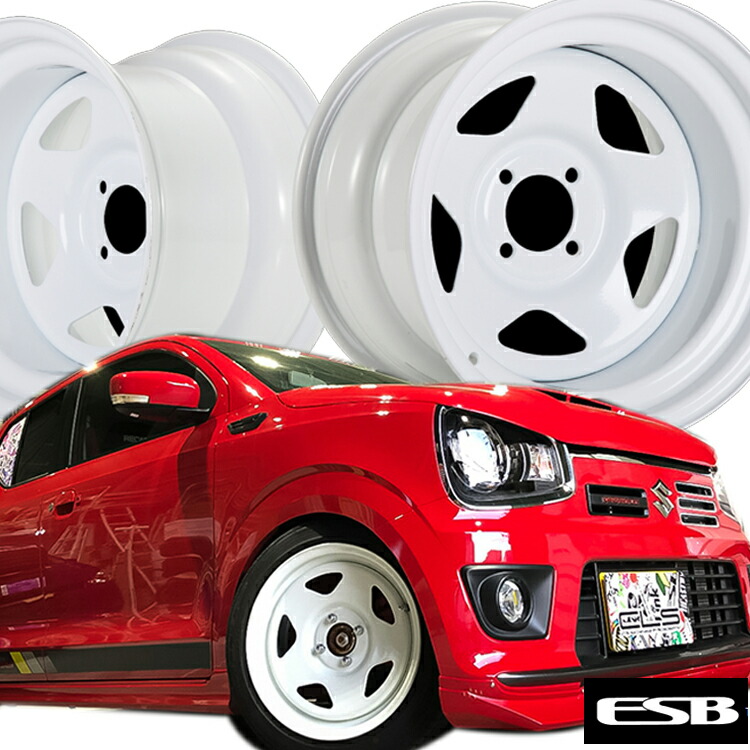 楽天市場】14インチ 4H100 7J+35 4穴 CLS TC01 鉄ちん テッチン