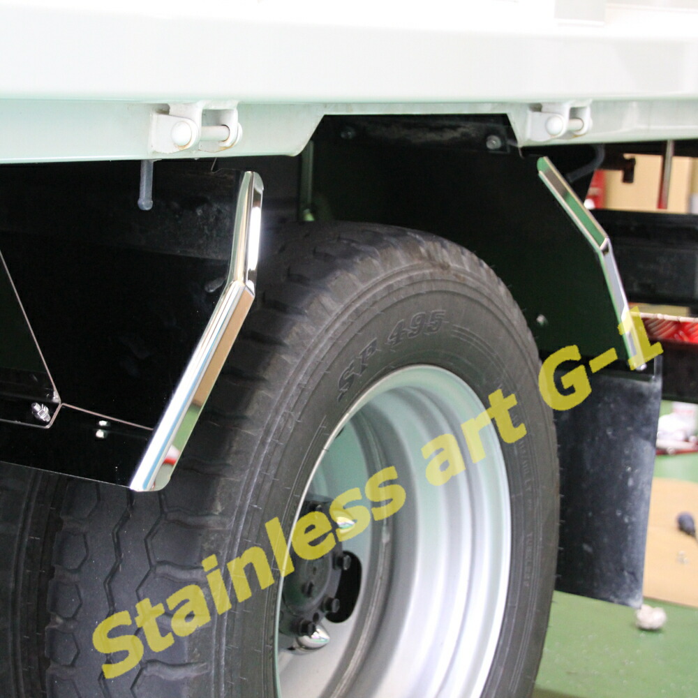 楽天市場】デュトロ フェンダー ステンレスアート G1 鏡面 ウロコ R/L