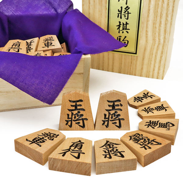 楽天市場】将棋駒 薩摩産本黄楊 一字彫駒 駒箱付き : 将棋囲碁専門店の