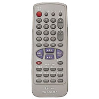 楽天市場】【純正品・新品】シャープテレビデオ用のリモコン☆1個