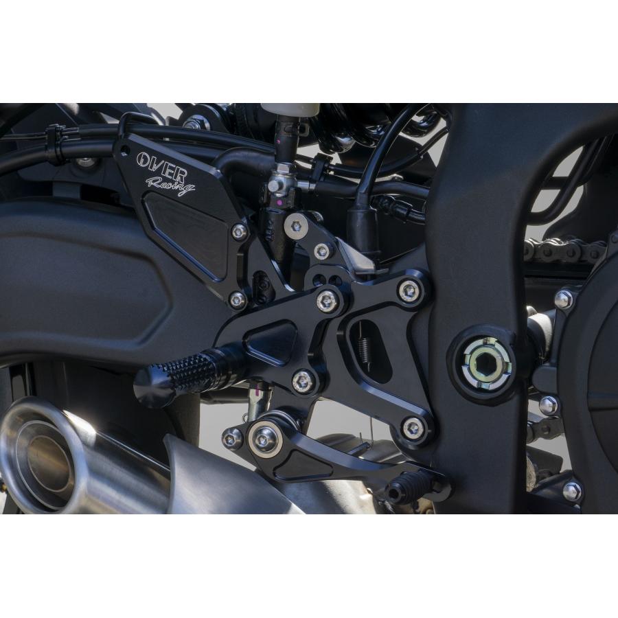 楽天市場】ZX-25R（20年） バックステップ 4ポジション ブラック OVER