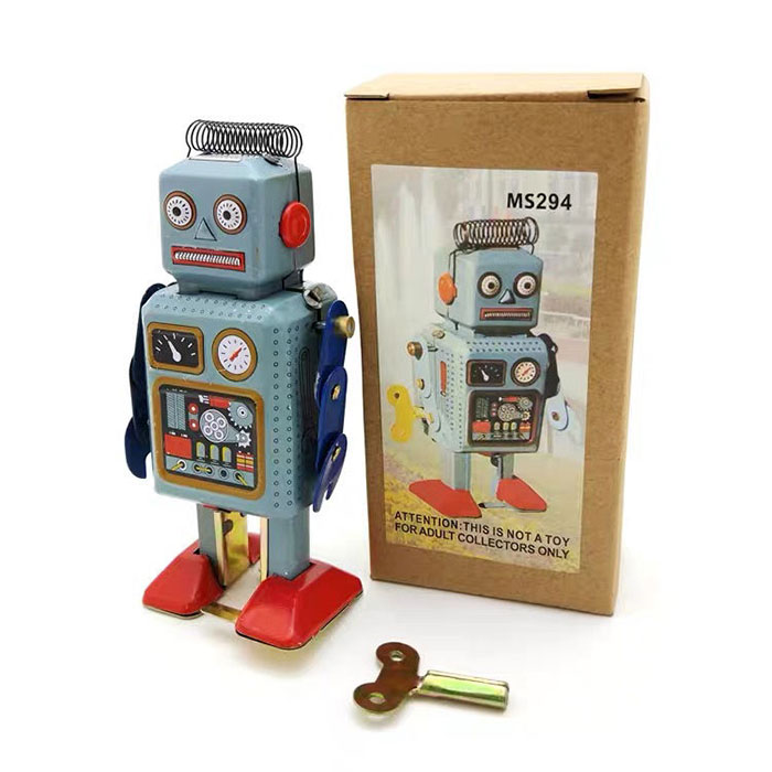 楽天市場】◎【ブリキ玩具/Tin Toy】『 HAHATOY PISTON ACTION ROBOT
