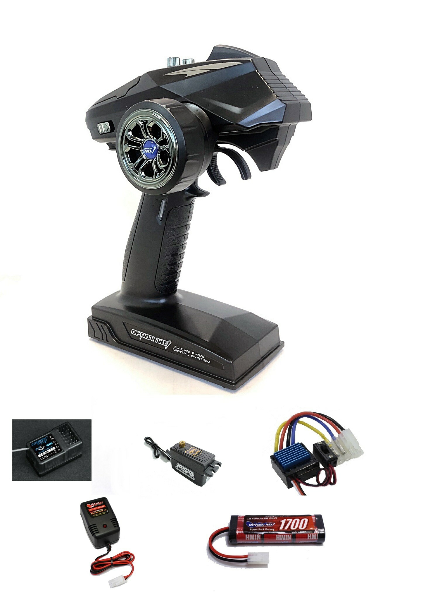 楽天市場】X6FG ビギナーセット（サーボ、アンプ、受信機）RCカー用