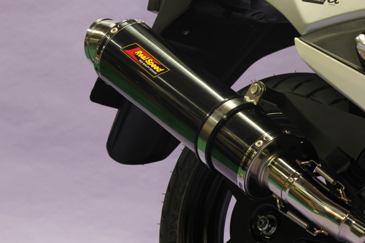 楽天市場】HMS バーグマンストリート125EX バイクマフラー 8BJ-EA23M