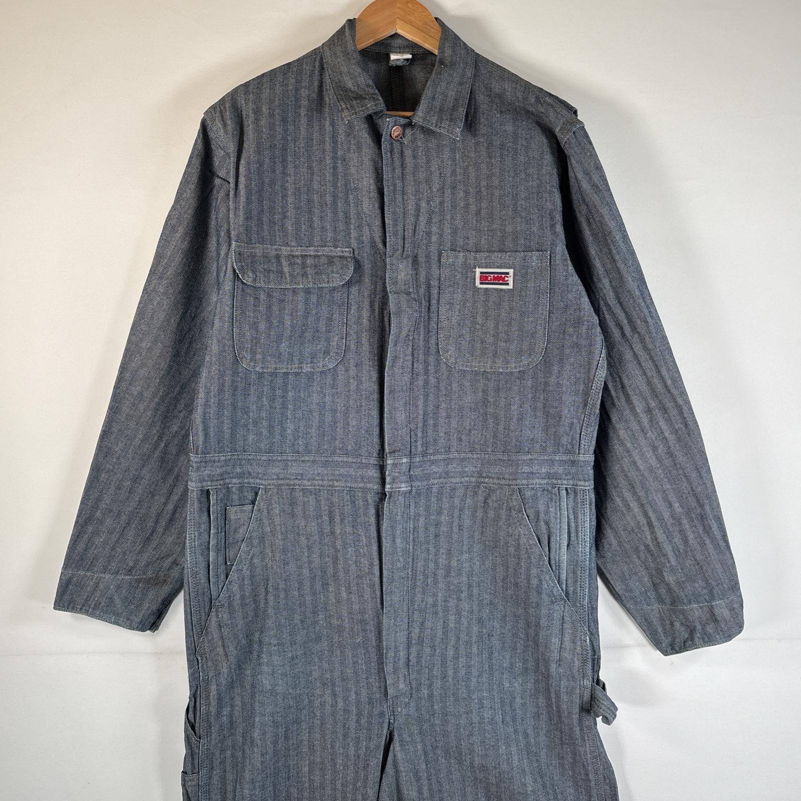 楽天市場】古着 BIG MAC ビッグマック 50s ヘリンボーン 長袖 つなぎ