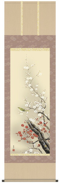 楽天市場】千 利休 「早梅の文」 工芸軸 : 小野画廊