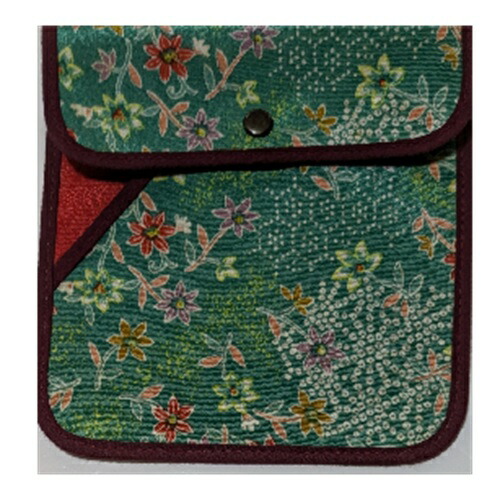 楽天市場】香華堂謹製 足袋入れ(男女兼用) 帆布印伝[紗綾型] 黒