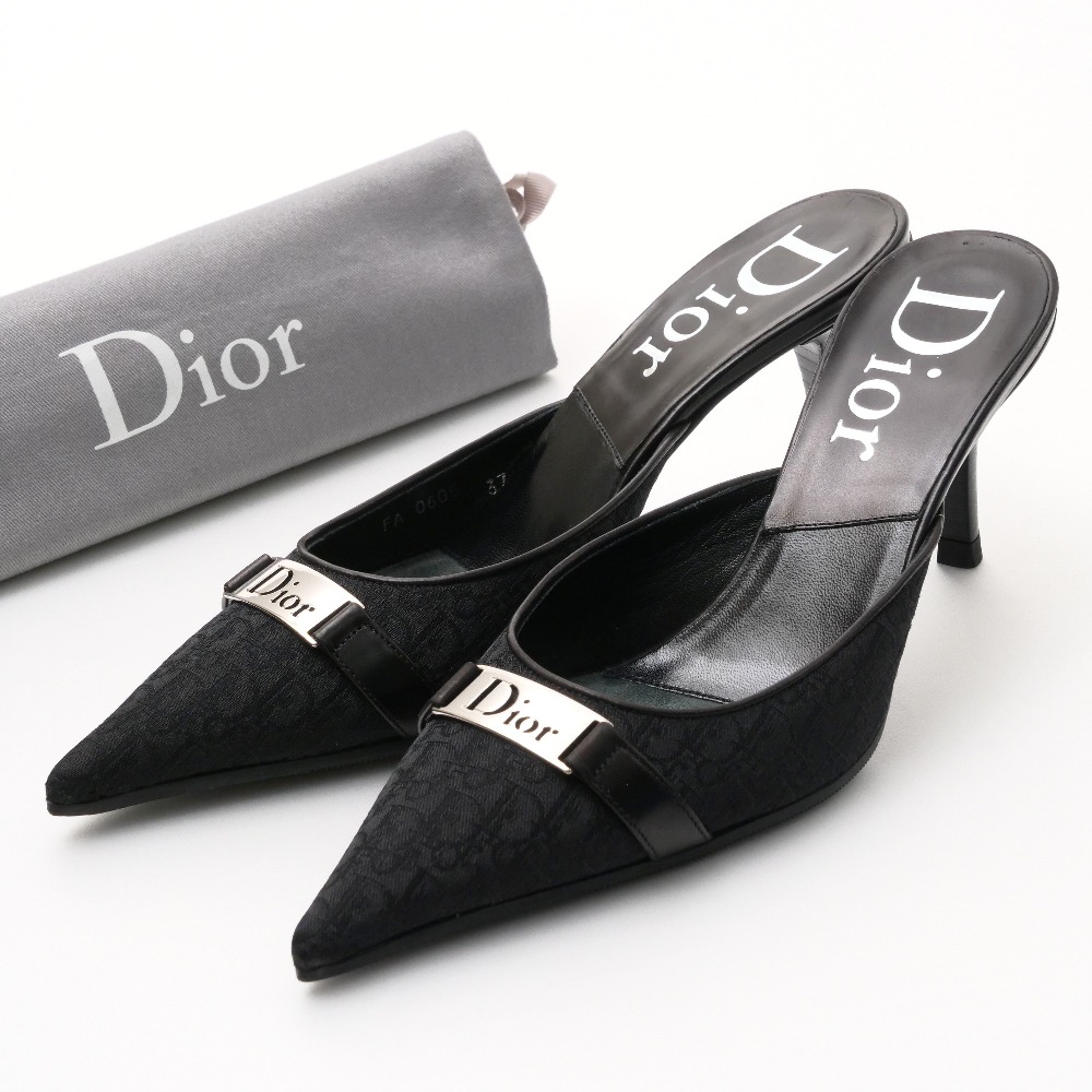 楽天市場】【ディオール】DIOR ミンクファー レザー ヒール サンダル