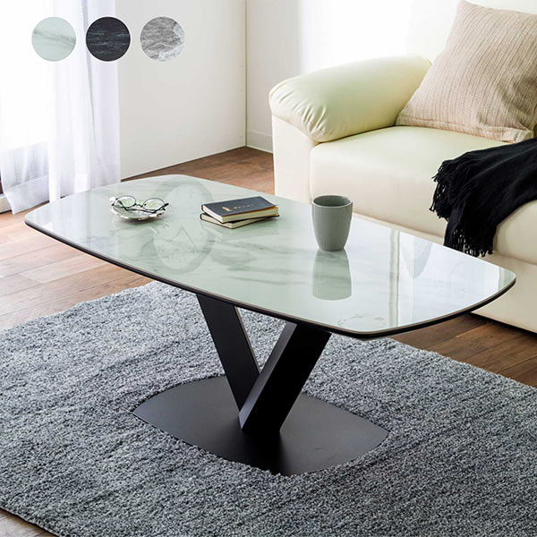 楽天市場】セラミック ローテーブル 大理石調 セラミックテーブル