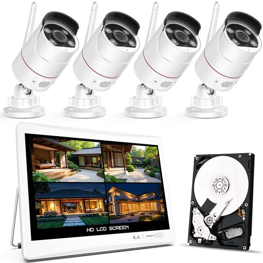 楽天市場】【500万高画素夜間カラー・金属製】YESKAMOO防犯カメラ屋外