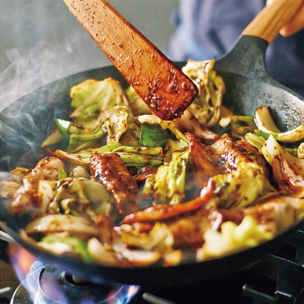 VERMICULAR(バーミキュラ)フライパン 28cm オーク[ガラスリッドセット