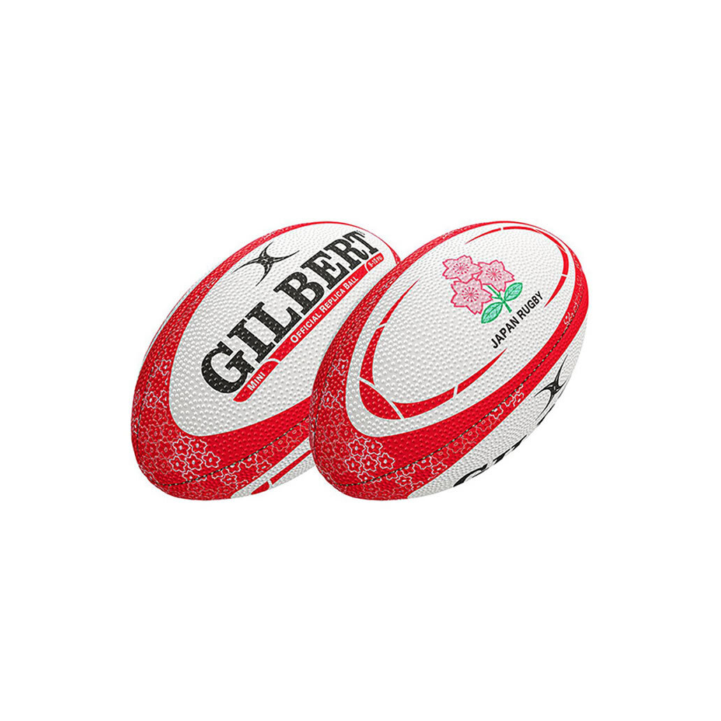 GILBERT レプリカミニボール 日本代表BLSM 白×赤 ミニ | 日本ラグビー