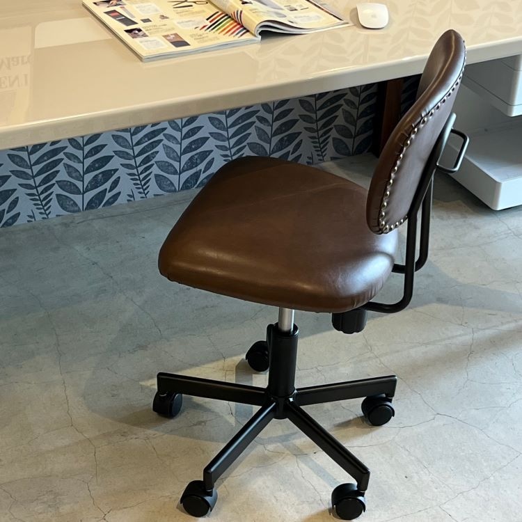 ペッパーⅡ デスクチェア(肘無し / ダーク) | ノットアンティークス