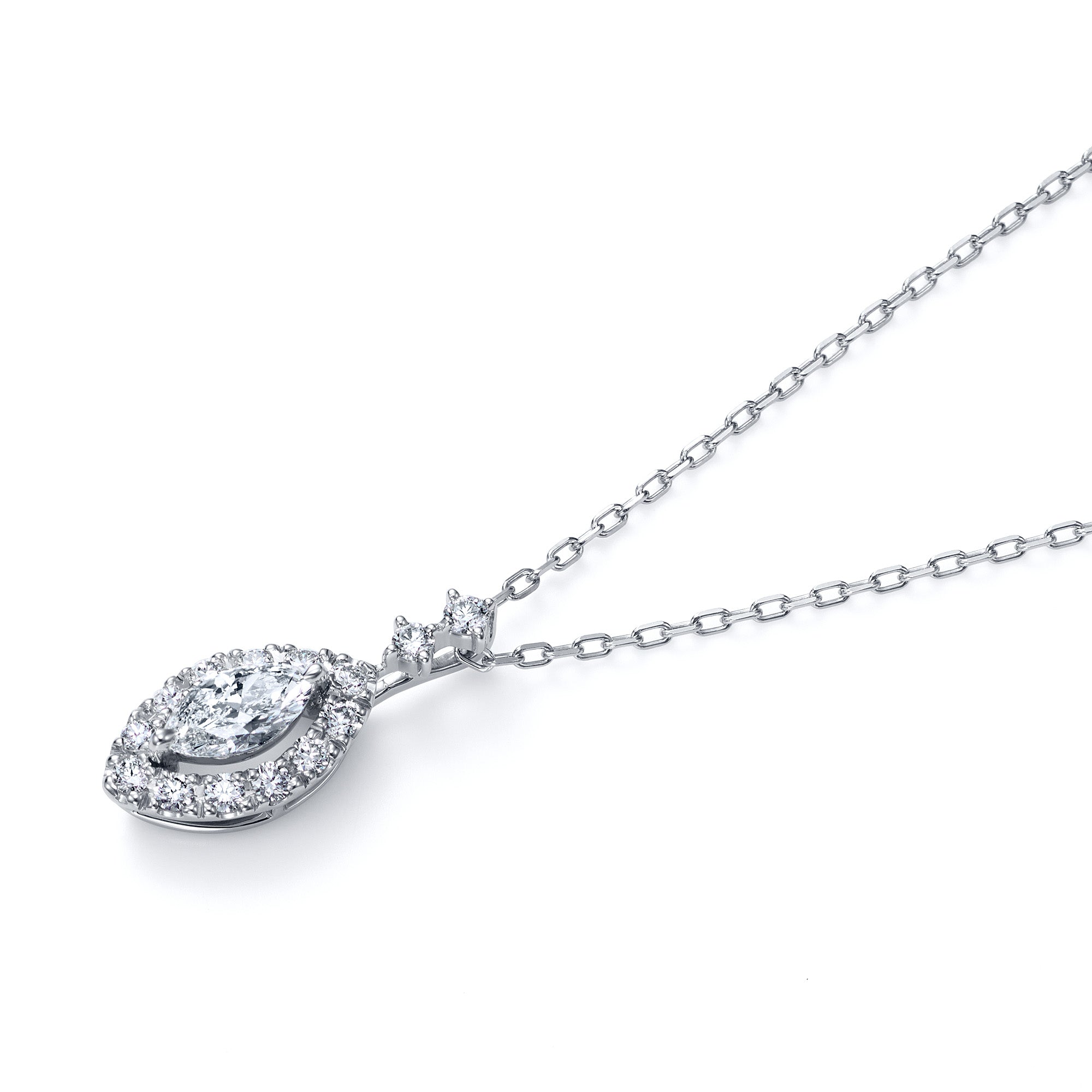 マーキースカット ダイヤモンドペンダント JPAZ060BP│ロイヤル