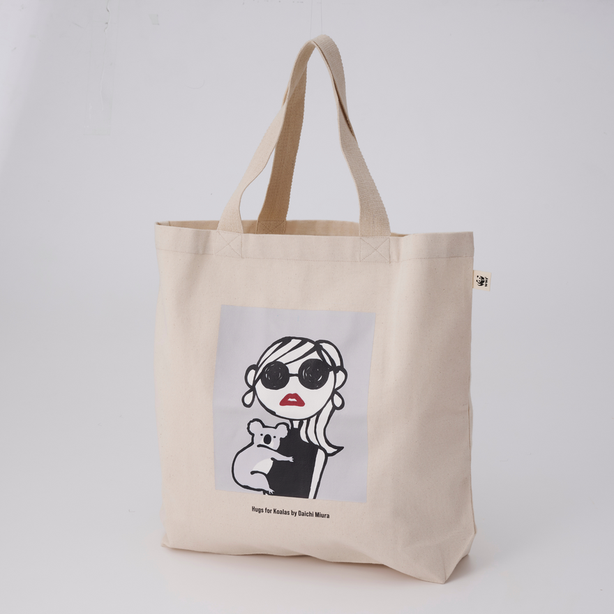 Hug for Koalas ビッグトート GOTS認証【オーストラリア森林保全活動