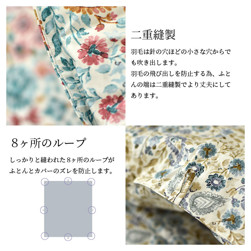 西川 マザーグース93％ ハンガリー産 羽毛布団 高品質 ダウンパワー