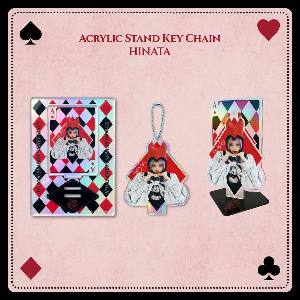 XG 2026 SEASON'S GREETINGS】Acrylic Stand Key Chain / HINATA