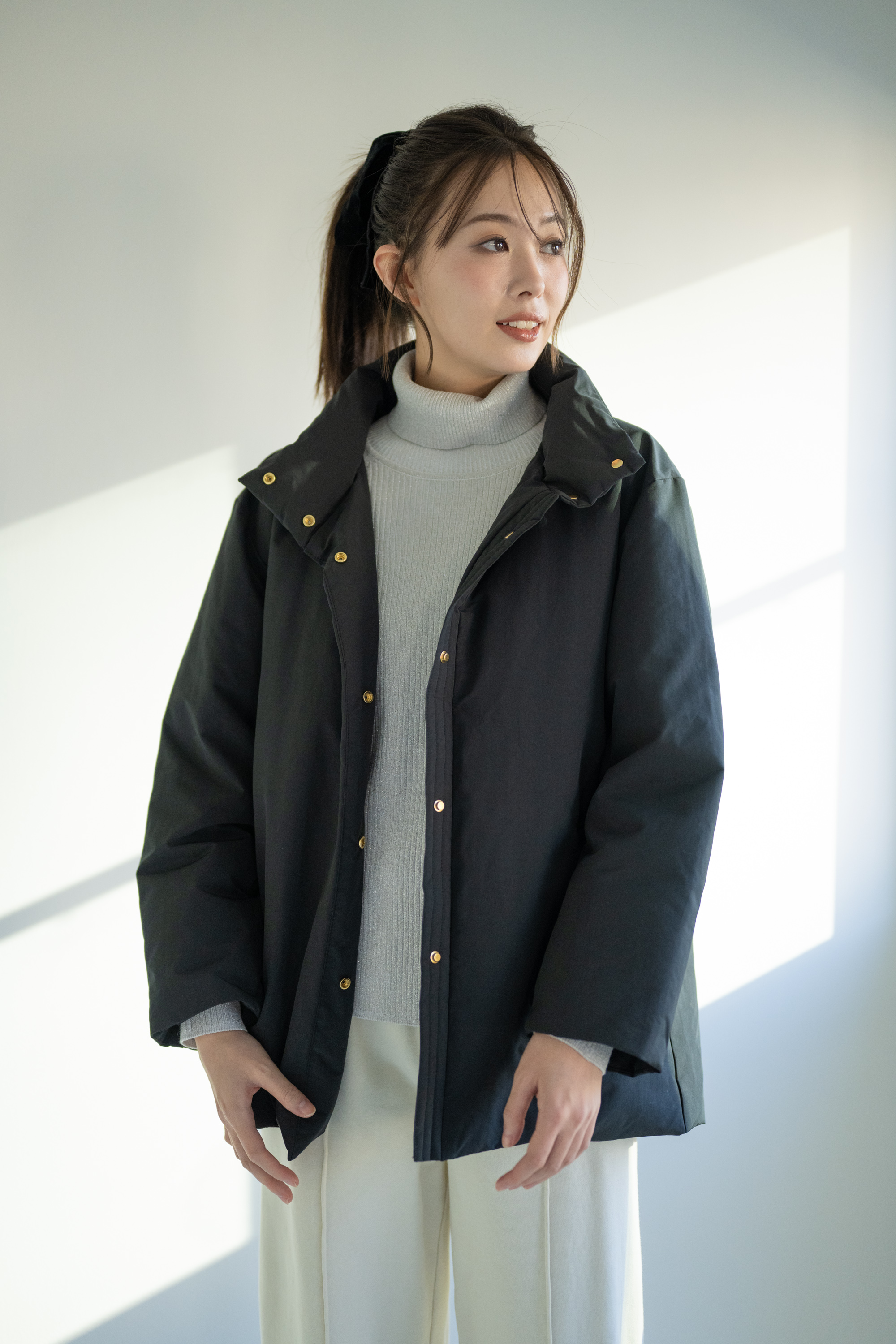 スタンドカラーダウンジャケット - YEVS