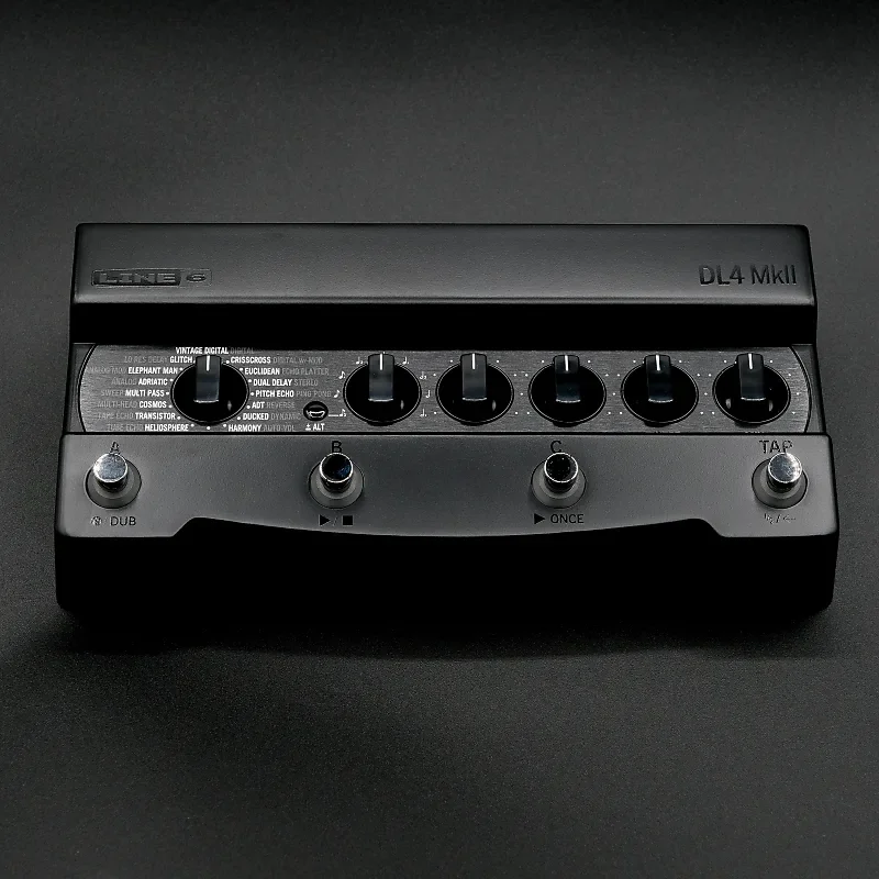Line6 DL4 MkII Limited Edition Black Delay and Looper - Guitar