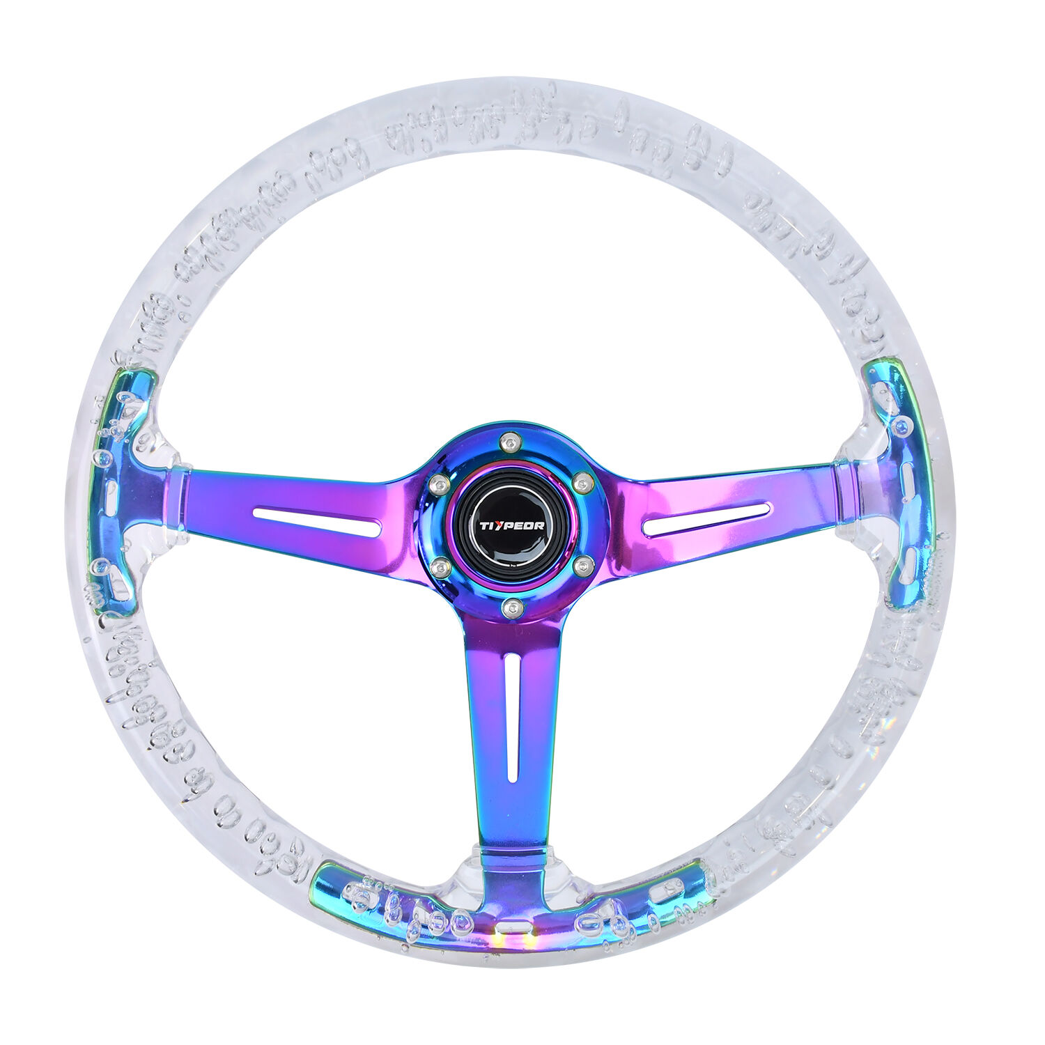 クリアステアリングホイール | 専門カー改造用ステアリングホイール