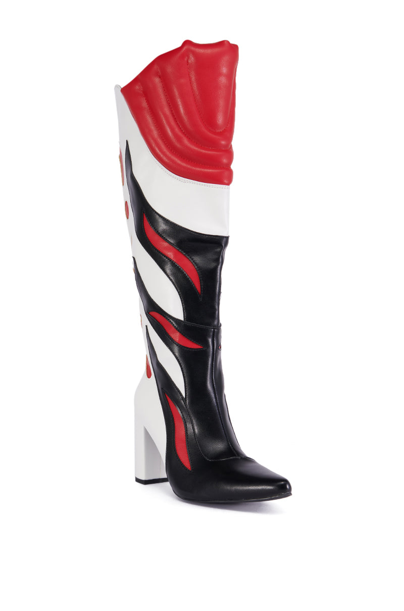 AZALEA WANG SADRIA RED SPEEDRACER BOOT – AKIRA