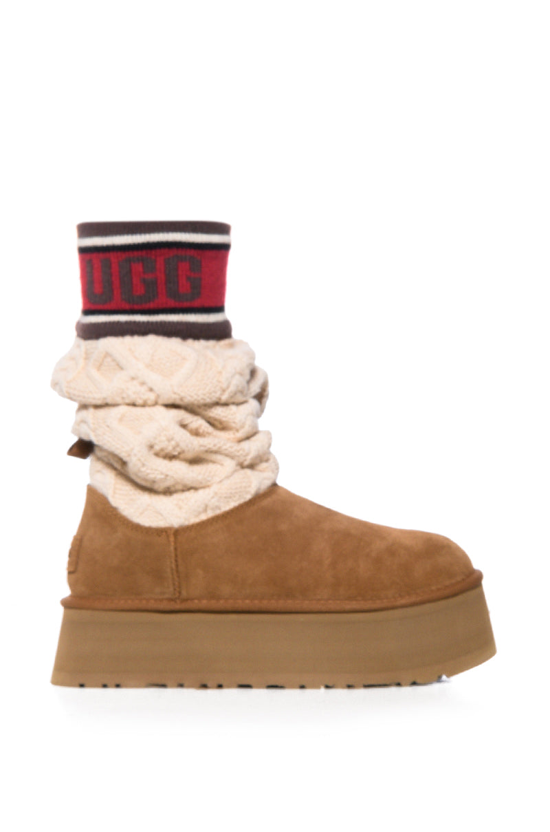 UGG CHESTNUT W CLASSIC SWEATER LETTER – AKIRA