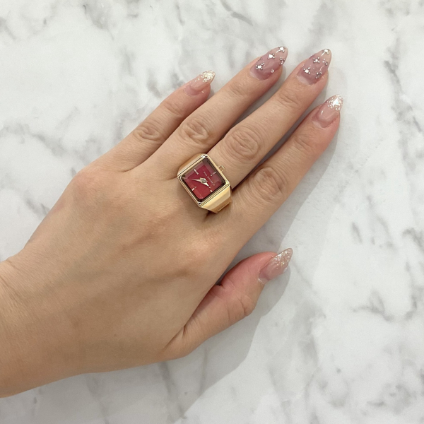 数量限定！クリスマス新作】ミニベアチャーム付き☆チャリティーリング