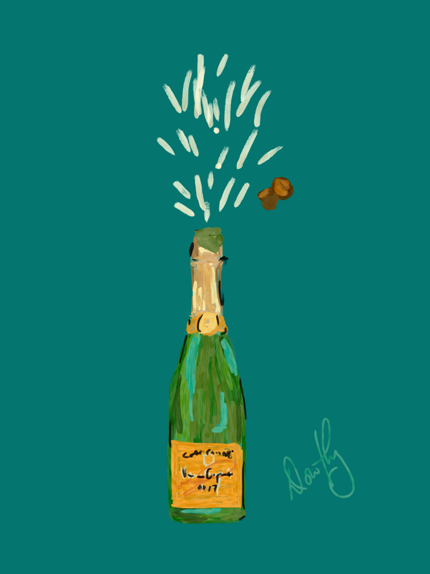 Veuve Clicquot - Abstract Pop – Dorothy Art