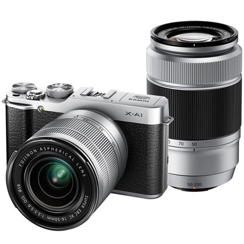 フジフイルム X-A1 ダブルズームレンズキット シルバー | ミラーレス一眼