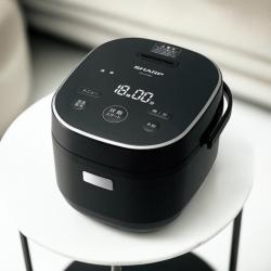 シャープ ジャー炊飯器 KS-CF05B-B ブラック系 [0.5~3合炊き
