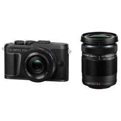 オリンパス PEN E-PL10 EZダブルズームキット ブラック | ミラーレス一眼