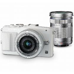 オリンパス PEN Lite E-PL6 ダブルズームキット ホワイト | ミラーレス一眼