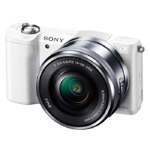 ソニー α5000 パワーズームレンズキット ホワイト | ミラーレス一眼