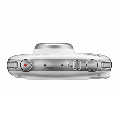 ニコン COOLPIX S33WH ホワイト | コンパクトデジタルカメラ