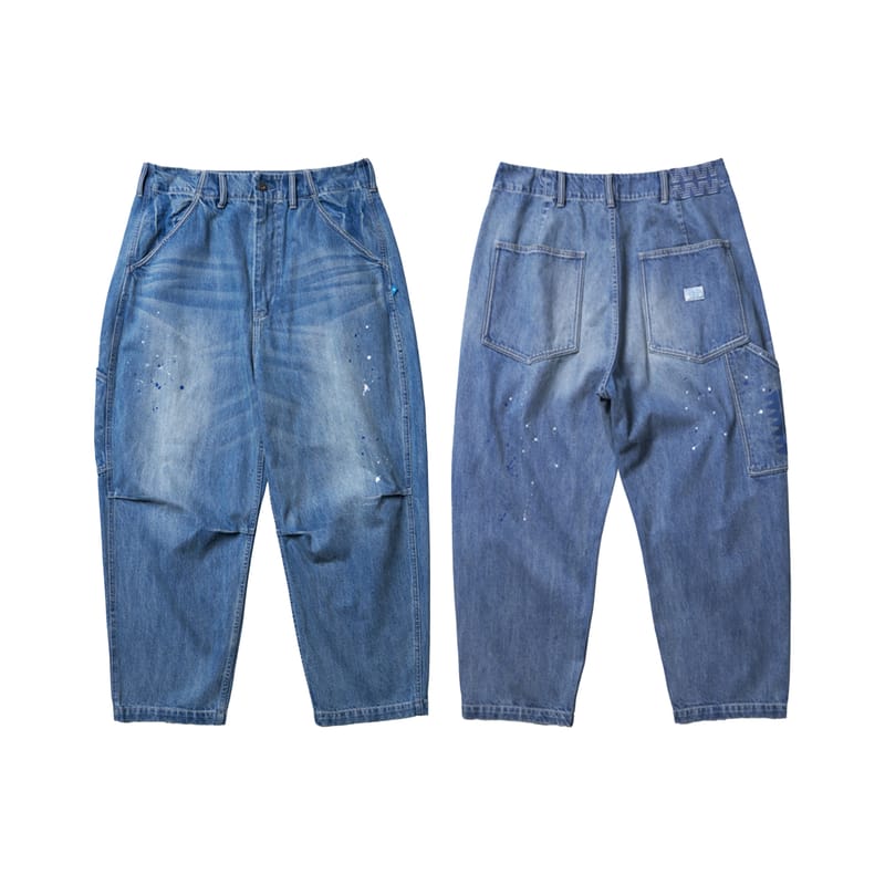 LIBERAIDERS 25S/STRIBAL DENIM SARROUEL PANTS HW