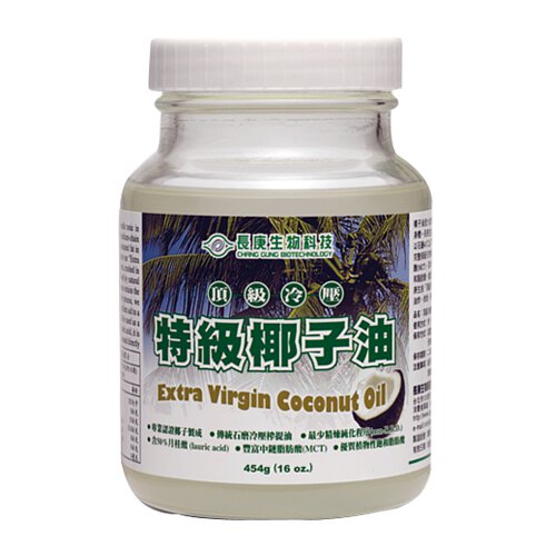 長庚頂級冷壓特級椰子油(454g/瓶)