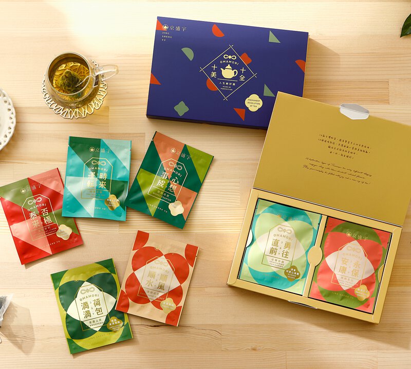 御守ティーバッグセット-ギフトボックス 台湾茶10種10袋入