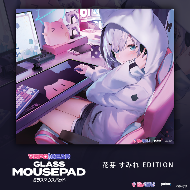 ぶいすぽっ！VSPO GEAR Gaming 玻璃滑鼠墊