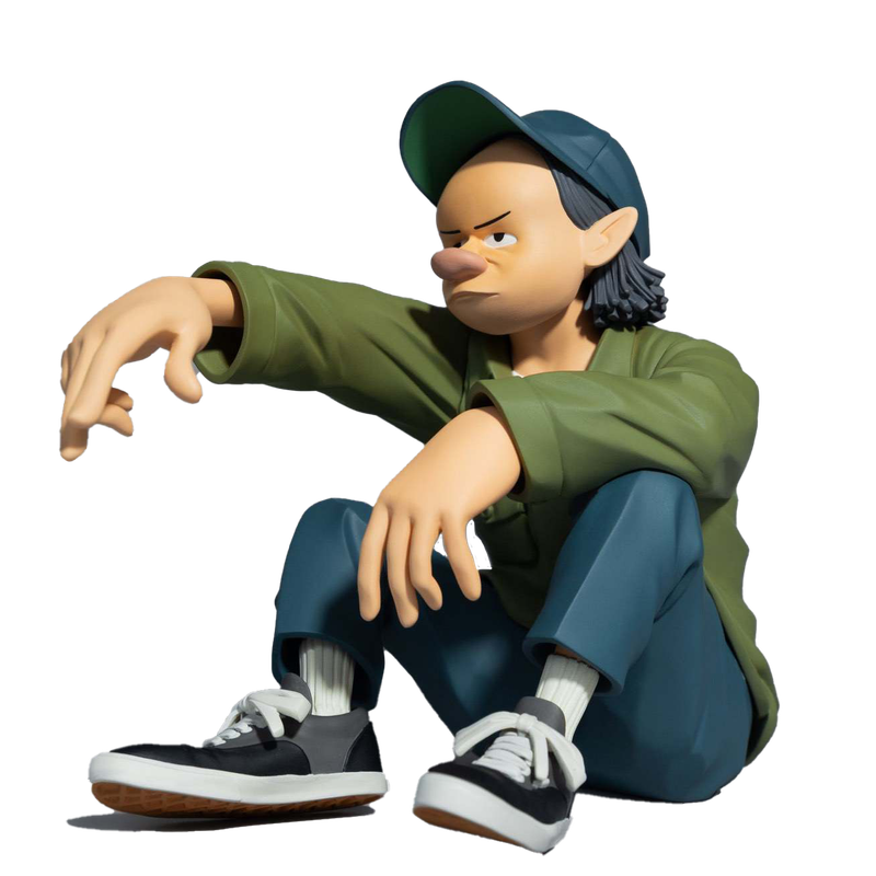 Yusuke Hanai Throwing Stones Vinyl Figure