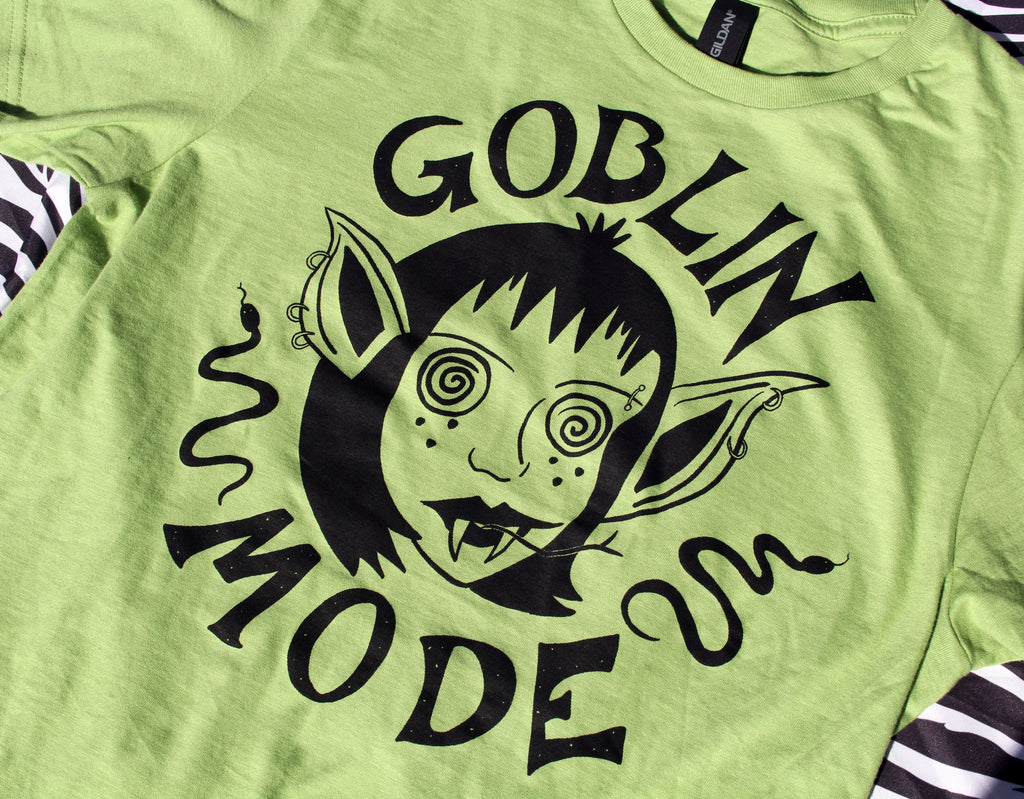 Goblin Mode T-shirt in Sage Green – Midge Blitz