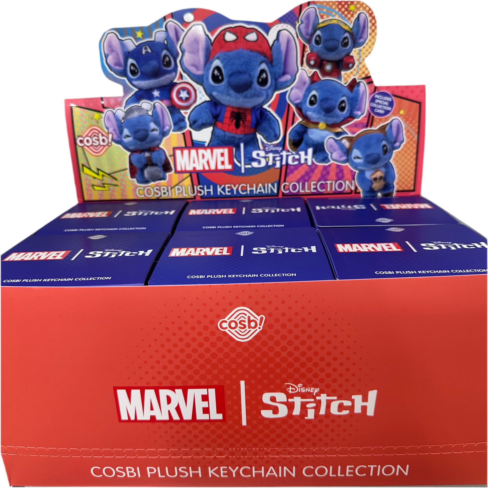 Cosbi Marvel x Stitch Plush Keychain 1pcs Blind Box – POPNATION