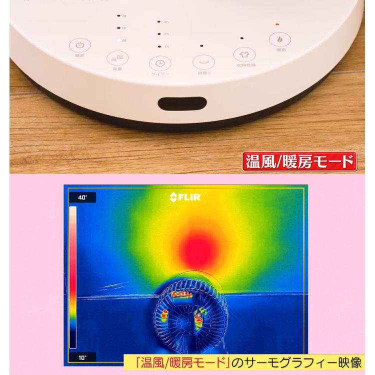 衣類乾燥機能付サーキュレーター ヒート&クール／HC-T2494WH | TBS