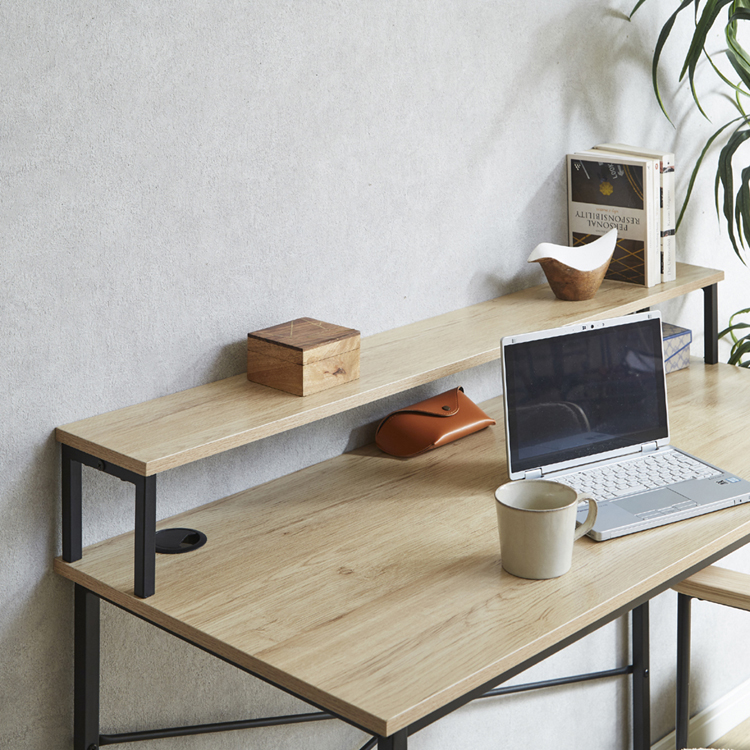 ローリーシリーズ 110棚付デスク KD-LOLLY-110棚付デスクを激安で販売