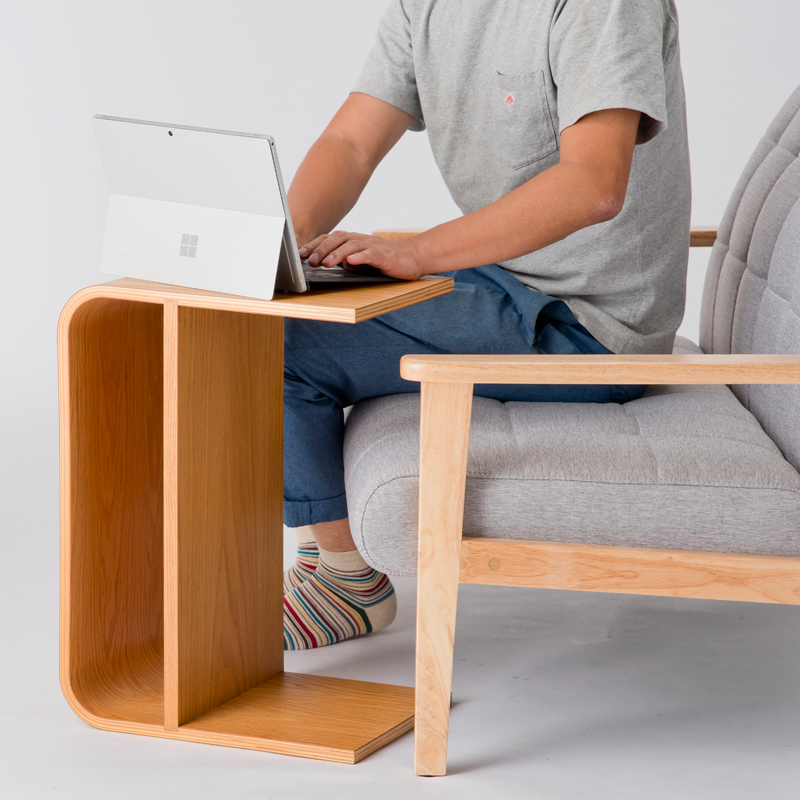 サイドテーブル 曲木テーブル 2WAY 3WAY キャトステーブル KH-001を