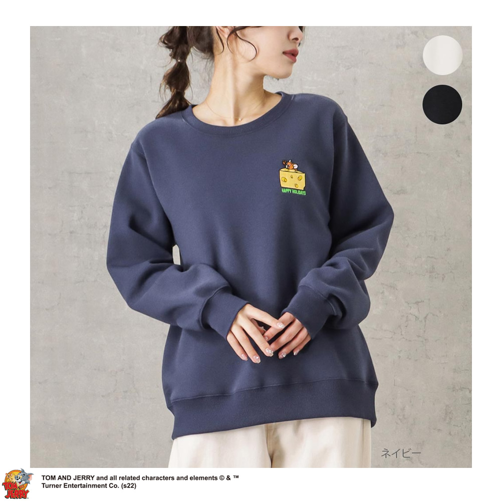 Tom and Jerry トムとジェリー トレーナー スウェット レディース 裏