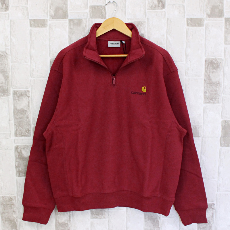 Carhartt（カーハート） WIP ハーフジップ アメリカンスクリプト