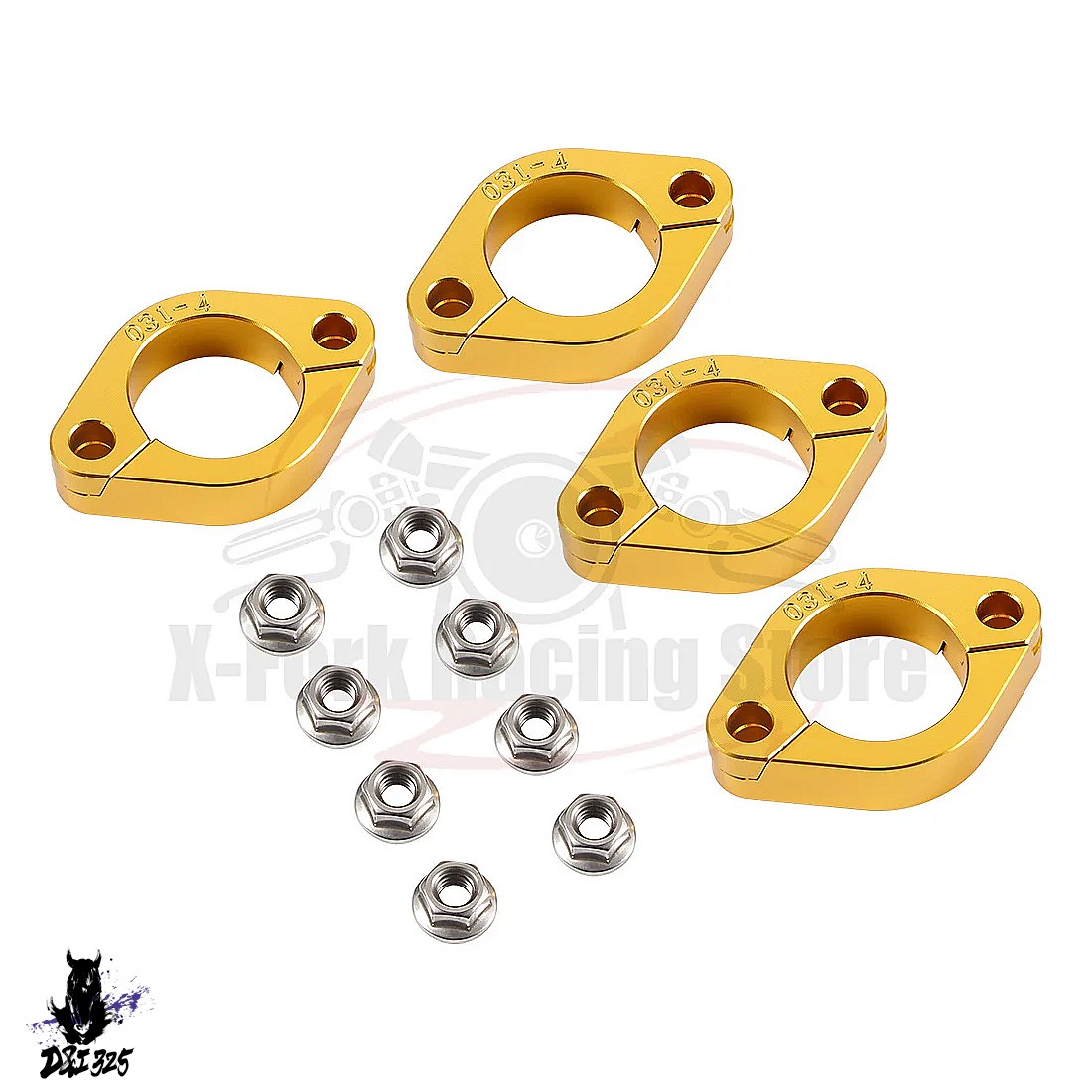 互換品】 カワサキのエキゾーストサイレンサーフランジセット 18069