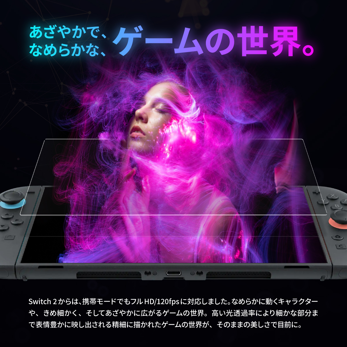 Switch2 保護フィルム 【ガラスフィルム1枚 + ガイド付き】 スイッチ2